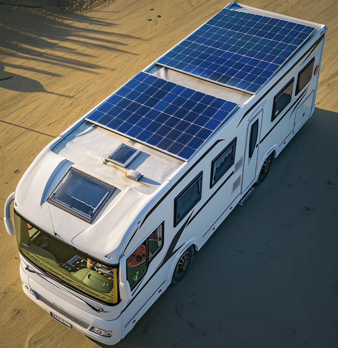 आरवी वैन कार के लिए सौर पैनल स्थापित करने के लिए संरचना जेड ब्रैकेट पर आरवी सौर पैनल माउंटिंग ब्रैकेट एबीएस सफेद मोटरहोम