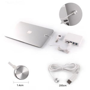 Sistema de alarma de pantalla de seguridad para ordenador portátil, Cable de Sensor de ordenador seguro para afeitadora, bolígrafo, cámara, PC, 6/8/10 puertos - Product Image 1
