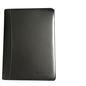 Business Manager Cerniera Morsetto A4 Notebook Multifunzionale Strumenti con la Calcolatrice di Vendita di Cuoio Cartella Personalizzabile - Product Image 3