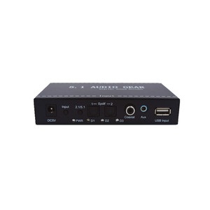 Decodificador de Audio Digital de varios canales, soporte Coaxial SPDIF, DTS/AC3/convertidor de audio óptico, decodificador 5,1