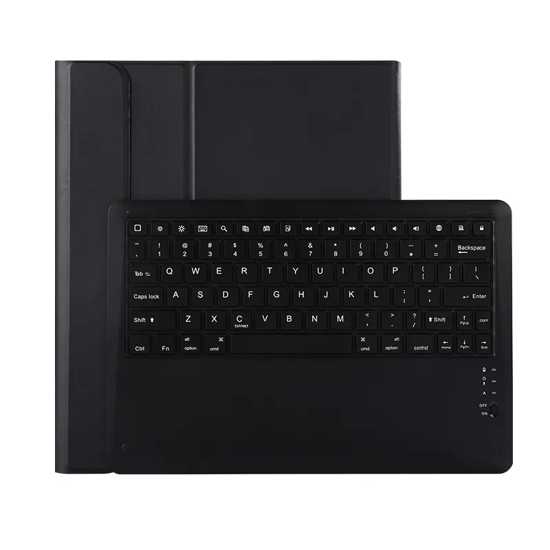 CYKE BT Wireless Keyboard Schlanke Tablet-Hülle mit Stift halter für Apple Ipad Pro 12.9 2018 2020 2021 Tablet-Hülle