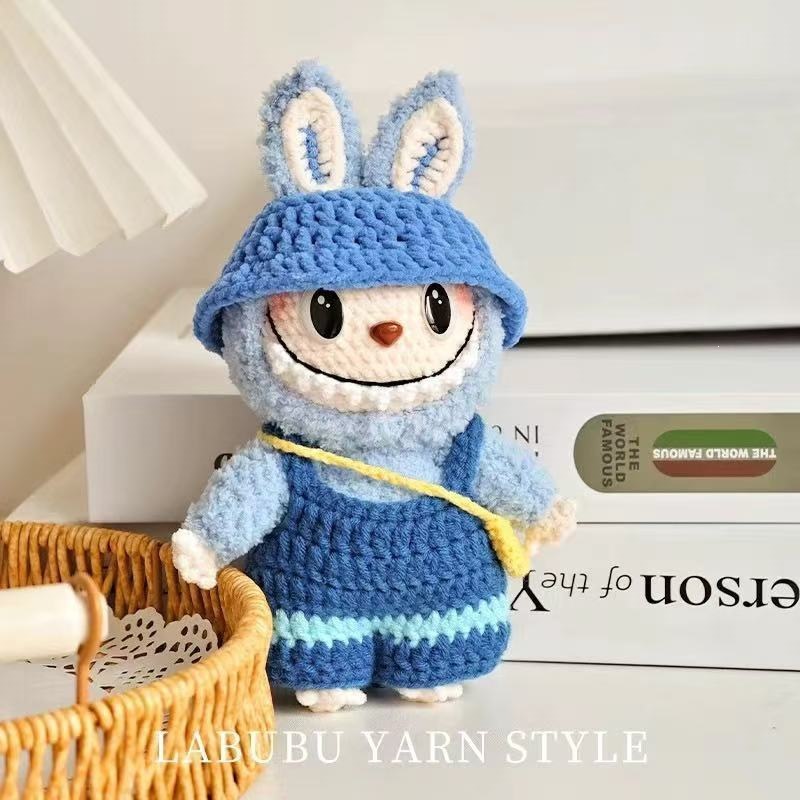 Blue cloak doll material kit-keychain tools+video tutorial