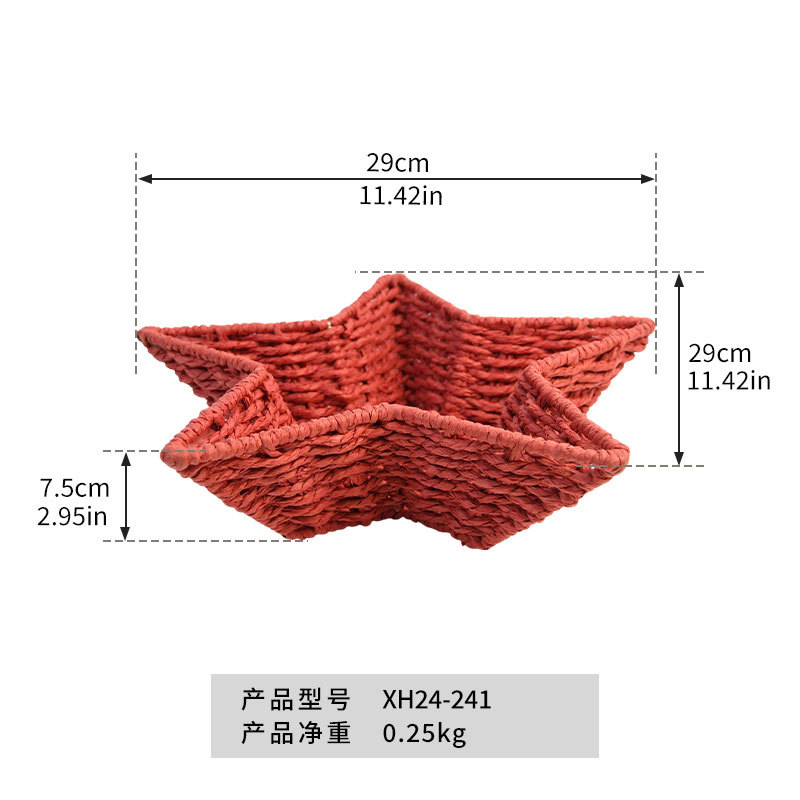 XH24-241 Paper Rope Storage Basket