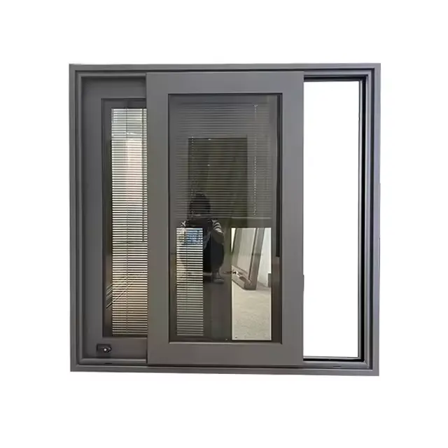 2024 CE NFRC As2047 Helton American and European Standard Triple Glass Stainless Steel Screen Sliding Glass Doors And Windows