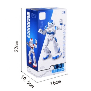 Intelligent Kids RC <strong>Robot</strong> Toy Gesture &amp; <strong>Programming</strong> Controlled Dancing Musical Electronic Toy Plastic Material