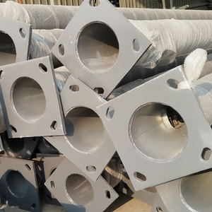 9m 10m 12M 20ft 30ft 40ft ngoài trời nhôm vườn đèn bài tròn hình nón năng lượng mặt trời dẫn ánh sáng đường phố cực - Product Image 4