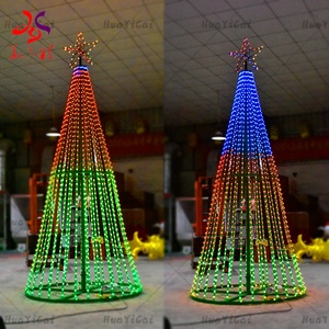大きなクリスマスツリーカスタマイズされた屋外照明装飾4MクリスマスLedピクセルツリーモチーフライト - Product Image 3