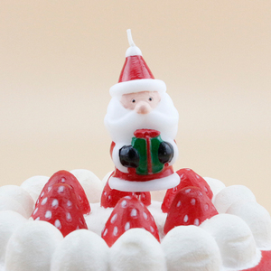 Bán buôn 3D Santa Claus hình giáng sinh Hạnh phúc bánh sinh nhật nến để trang trí - Product Image 4