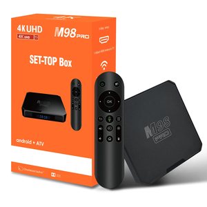 M98Pro ATV Smart tv box Android 10,0 H313 64GB HD 4K 3D Dual WiFi 2,4G 5G BT 4,1 удаленный голосовой плеер H.265 Iptv TV Box - Product Image 1