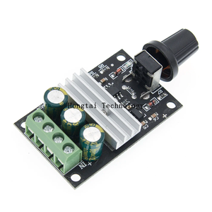 3A DC 6V 12V 24V 28V PWM DC Motor drehzahl regler mit einstellbarem Potentiometersc halter modul - Product Image 2