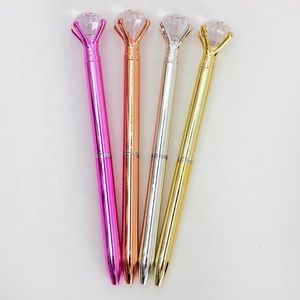 O & Q mới nhất biểu tượng tùy chỉnh kim cương lớn bút nhựa đẹp bóng 0.7mm màu xanh đen không xóa được cho văn phòng trường học sử dụng khuyến mại - Product Image 6