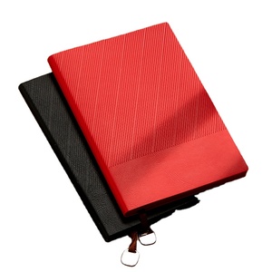 热卖A4作文笔记本活页笔记本定制大学练习本带黑色胶带装订Moleskine笔记本 - Product Image 3