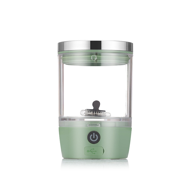 Mousseur à lait vert