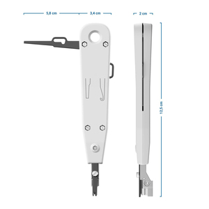 Инструмент для 110 проводов RJ45 Keystone Jack, сетевой кабельный телефонный модуль, многофункциональные плоскогубцы - Product Image 6