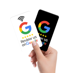 Custom 12cm X 12cm Acrylic Transparent Plastic Qr <strong>Code</strong> Scan Nfc 213 Pvc Google Review Nfc Card Tap Google Map Review