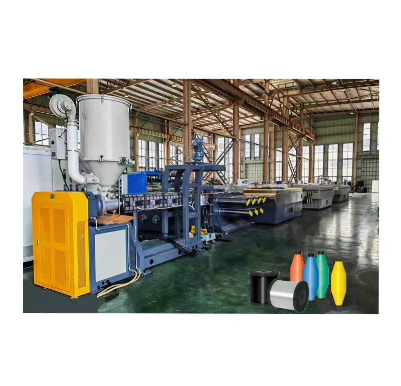 pp hdpe pa nylon monofilament polypropylene fiber making machine/pp pe twine yarn extruder extrusion line