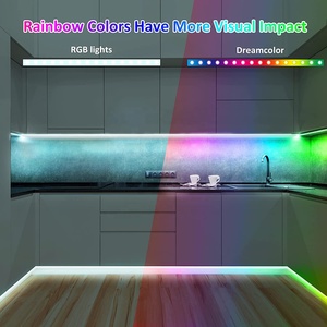 Video Sync APP Control Traum farbe 5M Kit DRL LED Tagfahrlicht leiste Flexible Smart RGBIC Argb LED-Licht leiste
