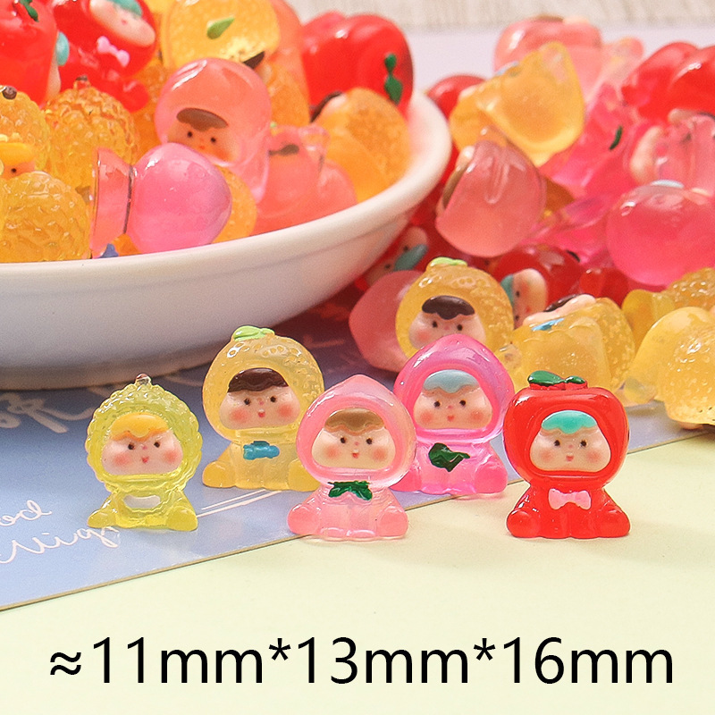 Mini poupée de fruits 3D à mélanger et à assortir
