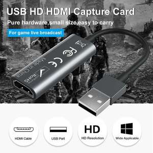 定制4k视频游戏采集卡HDMI输入到电脑的USB 2.0视频采集卡适配器 - Product Image 3