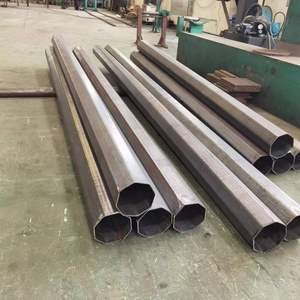 Galvanizli lamba direği özelleştirilmiş açık 4m 5m 6m 7m 8m çift kol çelik direkleri açık hava aydınlatması sonrası - Product Image 4