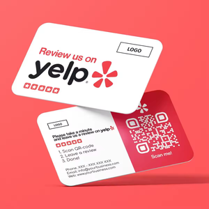 Tarjetas DE REVISIÓN DE Google Nfc personalizadas enfocadas Rfid Smart Business Pvc Id Card Google Play Gift Qr Code Yelp Nfc Sticker - Product Image 1