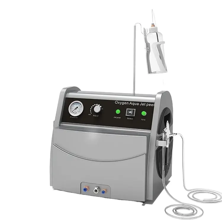 Beste Qualität Sauerstoff Jet-Peeling-Maschine tragbare Hyperbaric-Kammer Gesichts-Sauerstoff-Wasser Jet-Peeling-Gerät