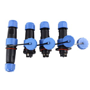 Customized Connectors SP21 2 3 4 5 7 9 <strong>12</strong> Pin IP68 Male Plug + Female In-line Cable <strong>Socket</strong> SP2110/P* SP2111/S* - Product Image 3