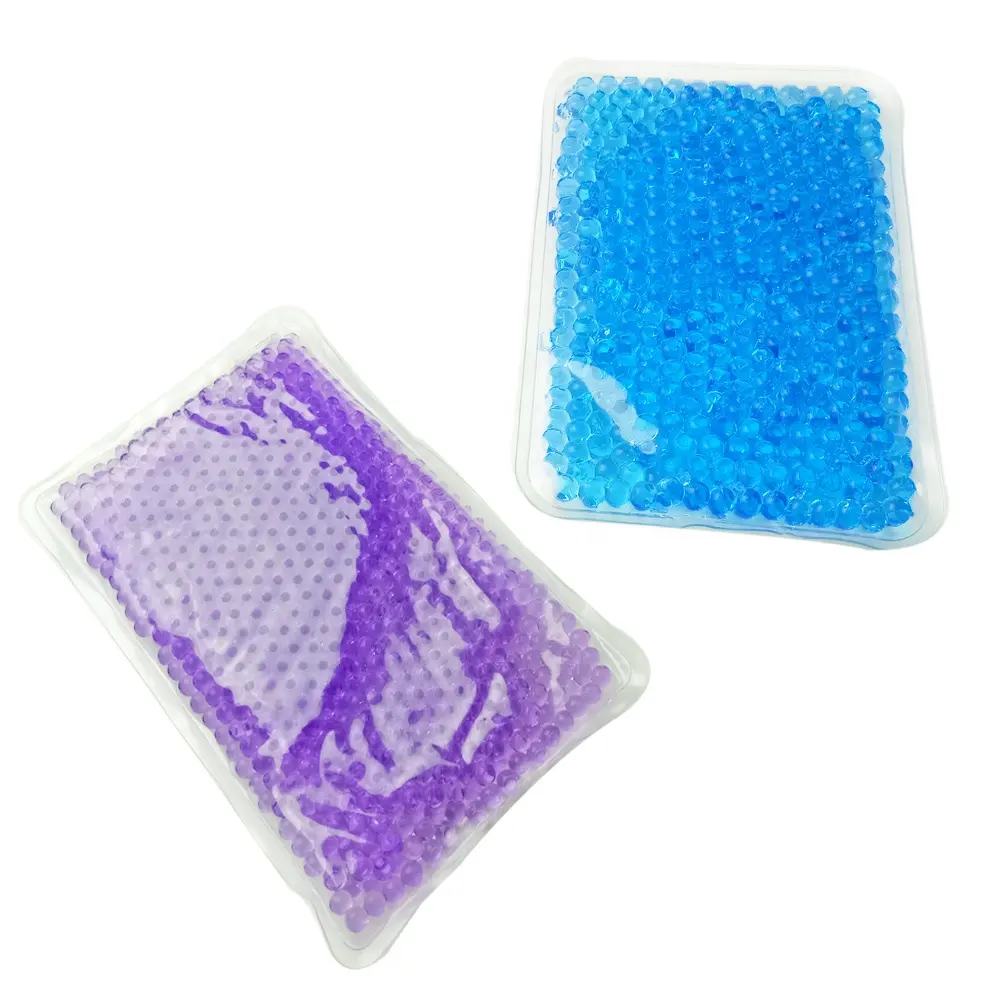 Многоразовые холодные пакеты Dongguan, терапевтические лечебные пакеты для лечения травм, запястья, гелевые пакеты с индивидуальным логотипом и гелевыми бусинами