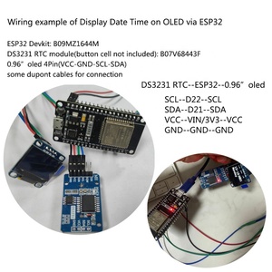 Scheda DIYmall ESP32 Devkit XH-32S scheda Dual Core 2.4G di sviluppo Wifi compatibile con Bluetooth CP2102 per Arduino (36pin)