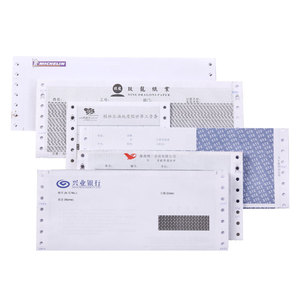 Impresión de logotipo personalizado sin carbón NCR salario carta confidencial sobre papel payslip recibo seguridad ordenador Bill Pin Mailer - Product Image 4