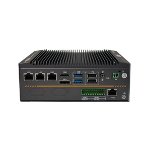 Lingchen Intel CPU 4 * LAN 4 * COM 1 * DP DDR4 Mini PC Fanless Rugged Embedded Industrial BOX Computer - Product Image 3