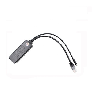 48V PoEから5Vマイクロ2-2.4AAndroid電源充電アダプター10/100MbpsデータRJ4510Wデータ電源出力PoEスプリッターアダプター - Product Image 1