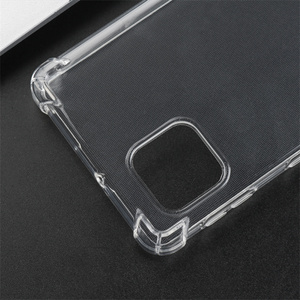 Clear Shockproof Phone Case for Sharp AQUOS Sense6 Four Corners Transparent Soft TPU Mobile <strong>Cover</strong> - Product Image 3