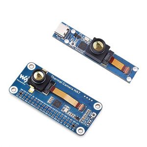 Cámara térmica Raspberry Pi Cabezal GPIO de 40 pines o puerto tipo C 80x62 píxeles 45 FOV Módulo de cámara de imagen térmica IR de onda larga - Product Image 1