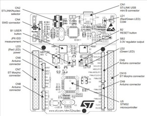 NUCLEO-F103RB STM32 Nucleo-64 STM32F103RBT6 Entwicklungs platine STM32F103 Nucleo-64 STM32F1 MCU 32-Bit Embedded Evaluation Board - Product Image 5