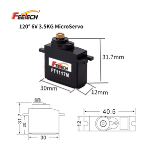 FEETECH 25т Мини RC сервопривод FT1117M унисекс робот комплект GPS модуль Gyros мотор ротор Raspberry Pi автомобиль обучающая Стильная игрушка для мальчиков - Product Image 4