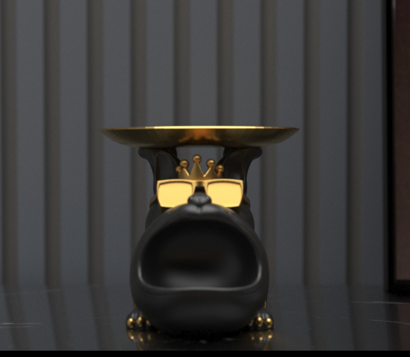 Large black Length, width and height 23*17*16cm