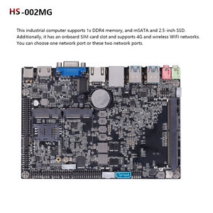 Mini PC Intel bilgisayar Ubuntu X86 2 Ethernet çift Lan Intel Computadora Core i7 7500U Mini PC Linux Win 10 11 Mini endüstriyel PC - Product Image 4