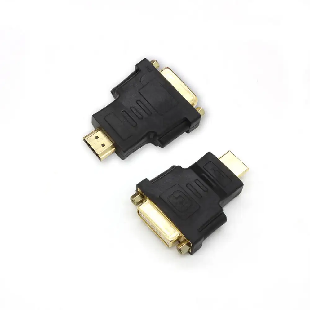 Adaptador hdmi macho para dvi 24 + 5 fêmea, venda a granel preço barato, dourado, adaptador fêmea dvi, conector macho