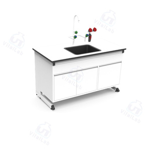 Dễ dàng di chuyển trắng Modular Kim Loại tủ khoa học máy tính phòng thí nghiệm bảng cho các trường học-đại học sử dụng - Product Image 2