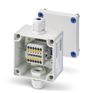 Caja de conexiones Phoenix alemana original 85X83X60 6MPT-3001998 para programación de PLC en aplicaciones de control industrial - Product Image 1
