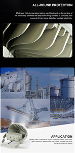 ATEX CCC CE ISO chứng nhận nổ công nghiệp ánh sáng bằng chứng cho khu vực kho 1 & 2 hóa chất nguy hiểm chiếu sáng với IP66 đánh giá - Product Image 4