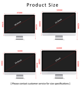 A-stil klasik All-in-one bilgisayar 22 "ofis masaüstü oyun PC aksesuarları ve parçaları kapasitif dokunmatik PC kiti - Product Image 6