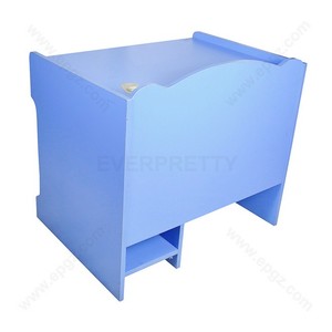 Mesa de madera para laboratorio de computadoras escolares, tablero abatible para computadora, diseño moderno, escritorio para computadora de estudiante con soporte para CPU - Product Image 3