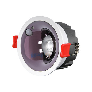 12W 3CCT DALI2 kısılabilir yangın anma alt gömme tavan Led aşağı ışık parlama önleyici PIR Cob Led hareket sensörü downlight - Product Image 4