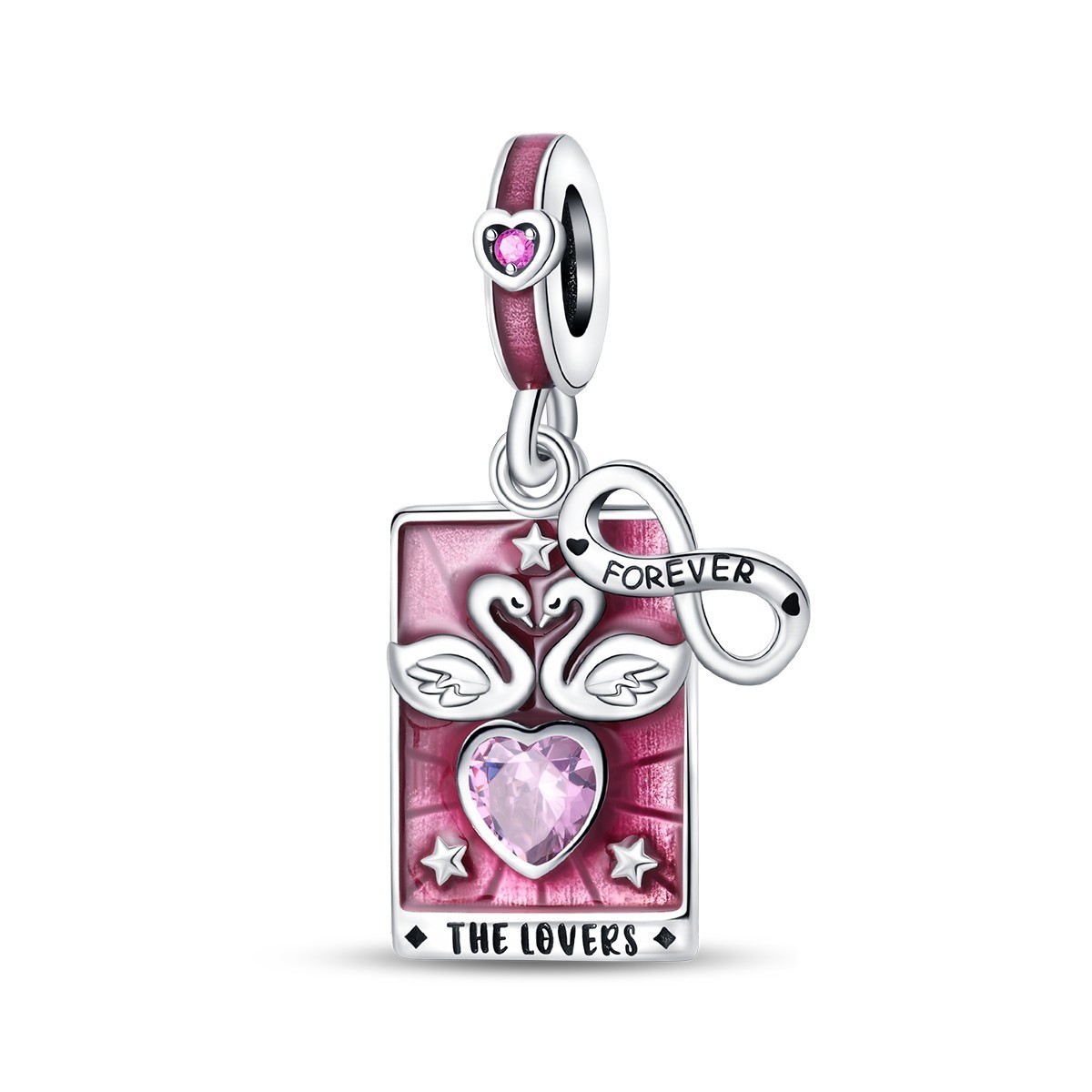 Pendentif pour les amoureux des cartes de tarot Pac1435