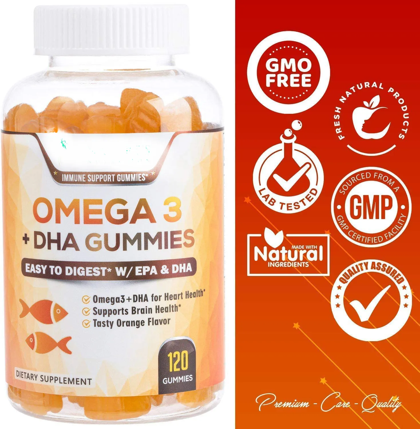 OMEGA3-gomitas de caramelo para el crecimiento del cabello y el cuidado de las uñas, suplemento de vitamina saludable, producto más popular