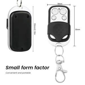 Hochwertige 433MHz ABS-Fernbedienung Schlüssel anhänger Ver vielfältig ung Klonen Rolling Code für Tor Garagentor Auto und Heimgebrauch 3V - Product Image 2