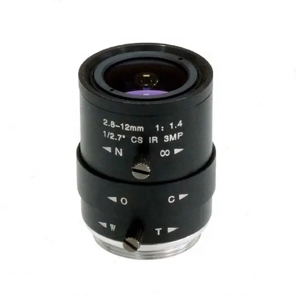 MINI 2.8-12mm 3MP 1/2.7" format F1.4 Varifocal Manual iris CCTV Camera Lens