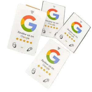 Impresión personalizada Código QR digital Tarjeta de reseñas de Google PVC Smart NFC 213/215/216 Tarjeta de regalo de Google Play - Product Image 5